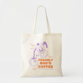 Bolsa Tote Café Recém-Enamorado Fantasma de Halloween Fofo