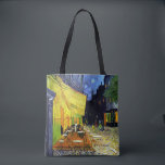 Bolsa Tote Café Terrace à noite por Van Gogh Fine Art<br><div class="desc">Cafe Terrace na Noite - Arles,  França,  1888.  Famoso quadro de óleo pelo artista holandês Impressionista Poste Vincent van Gogh. Bolas de brinquedo de arte.</div>