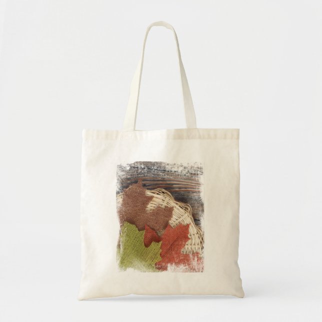 Bolsa Tote Cair na Toalha de outono (Frente)