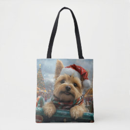 Bolsa Tote Cairn Terrier Cachorro Montanha-russa Natal
