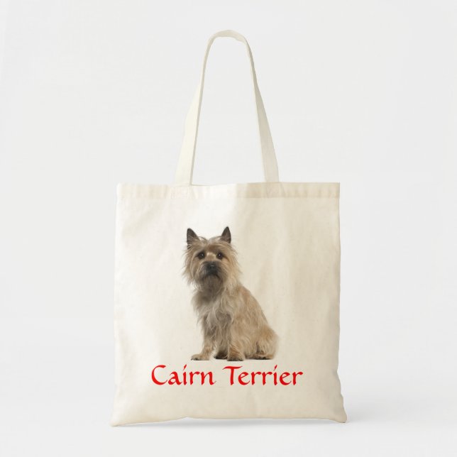 Bolsa Tote Cairn Terrier Puppy Dog Beach Tote Bag (Frente)