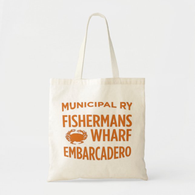 Bolsa Tote Cais de Fishermans (Frente)