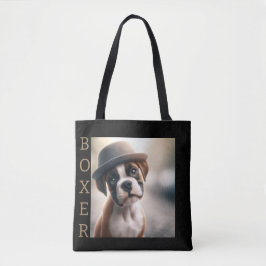 Bolsa Tote Caixa de Cachorro Fofo – Arte Canina Elegante