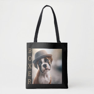 Bolsa Tote Caixa de Cachorro Fofo – Arte Canina Elegante