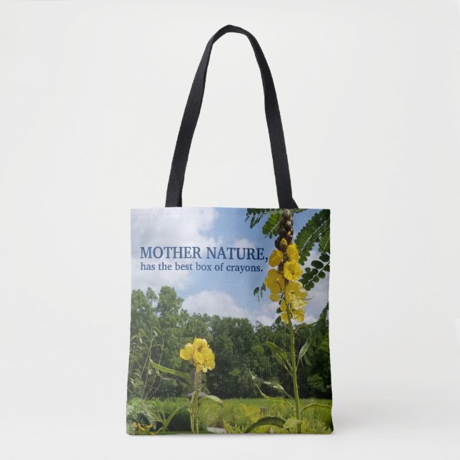 Bolsa Tote Caixa de Giz da Mãe Natureza (Frente)