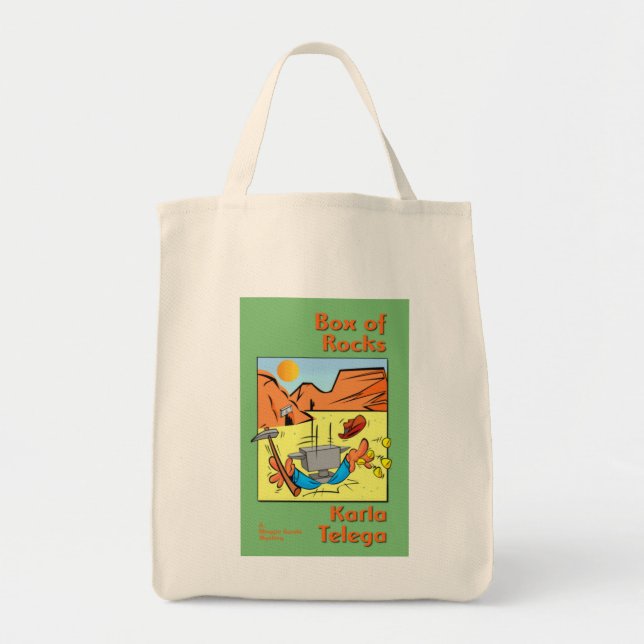 Bolsa Tote Caixa do saco das rochas (Frente)