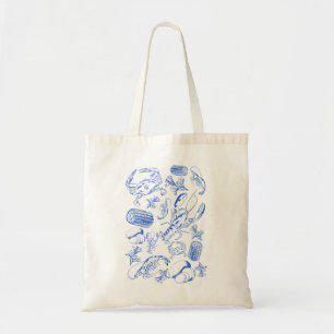 Bolsa Tote Cajun Seafood Boil - Arte Comida Costeira do Sul
