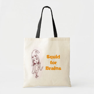 Bolsa Tote Calamar para cérebros