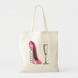 Bolsa Tote Calçados do estilete do Corkscrew e vidro