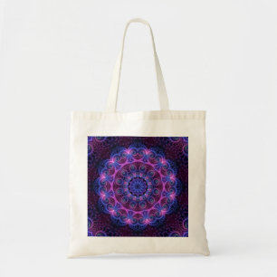 Bolsa Tote Caleidoscópio Apofise Mandala Corações