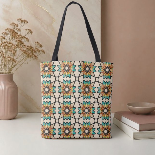 Bolsa Tote Caleidoscópio Boho (Criador carregado)