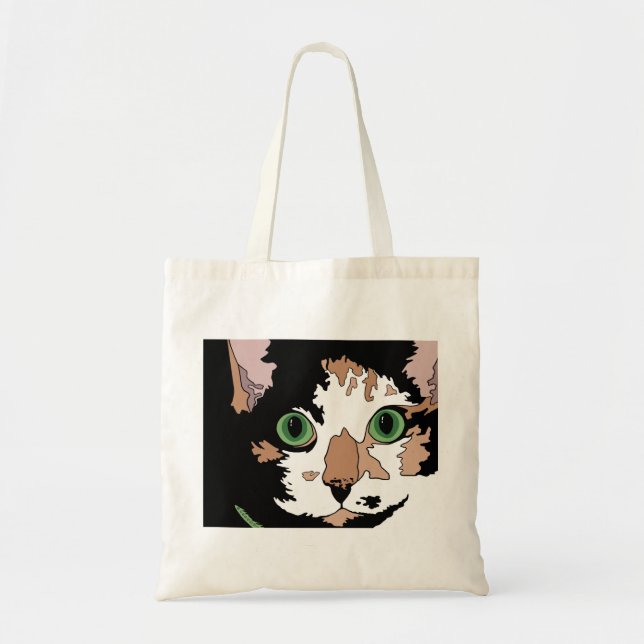 Bolsa Tote Calico Cat (Frente)