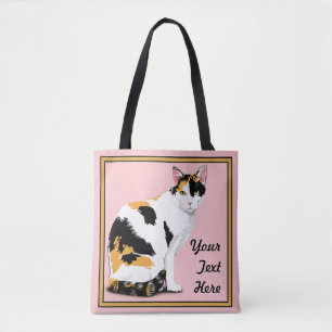 Bolsa Tote Calico Cat Personalizado