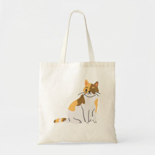Bolsa Tote Calico Essential,Calico Portrait,Cute Calico Cat T