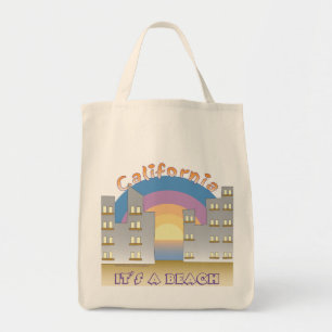 Bolsa Tote California É A Beach I Bag