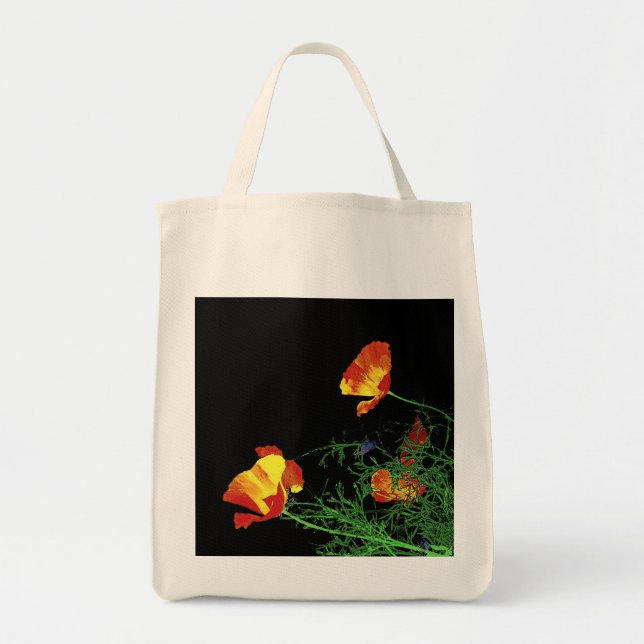 Bolsa Tote Califórnia em preto (Frente)