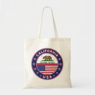 Bolsa Tote Califórnia, Estados Unidos, t-shirt da Califórnia
