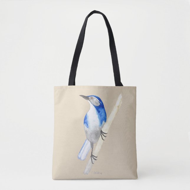Bolsa Tote California Scrub Jay (Frente)