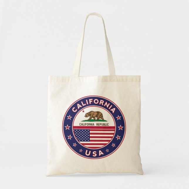 Bolsa Tote Califórnia, t-shirt (Frente)