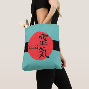 Bolsa Tote Caligrafia De Reiki E Palavra 1