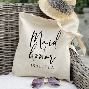 Bolsa Tote Caligrafia lembrancinha de casamento chique da dam