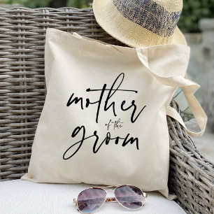 Bolsa Tote Caligrafia lembrancinha de casamento chique da mãe