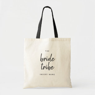 Bolsa Tote Caligrafia Personalizada Simples de Tribo de Noiva