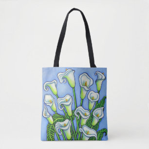 Bolsa Tote Calla Lily Dreaming Bag por Lisa Lorenz