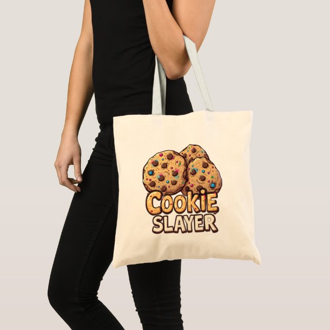 Bolsa Tote Camada de Biscoito - Conquistador de Tratamento de (Frente (produto))