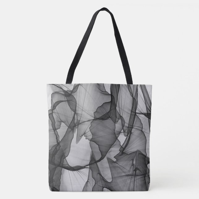 Bolsa Tote Camada Mística de Design de Textura Chiffon Escarp (Frente)