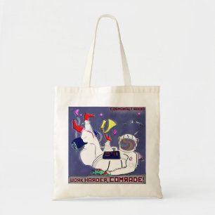 Bolsa Tote Camarada mais duro sacola do trabalho do rádio do