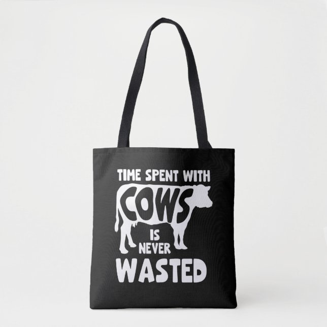 Bolsa Tote Camarão-Vaca Heifer Grazing Animal Farming (Frente)