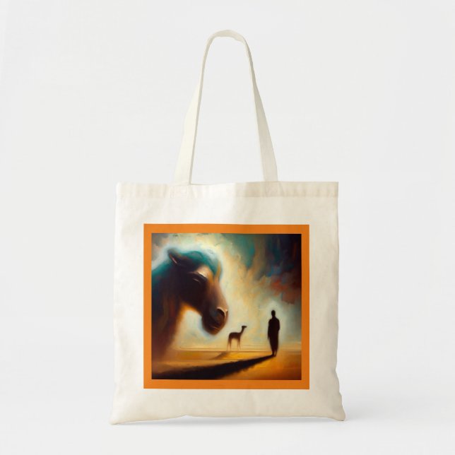 Bolsa Tote Camel 1 de Animais Espirituosos (Frente)
