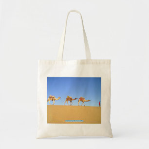 Bolsa Tote Camel caravan, Thar Desert, Índia