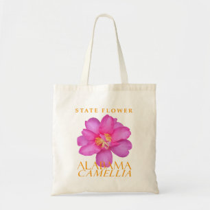 Bolsa Tote Camélia Sasanqua Flor do Território do Alabama