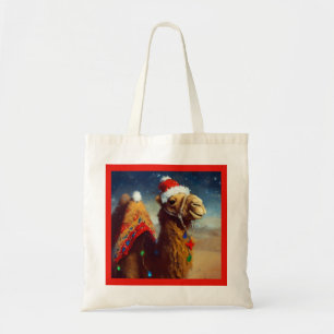 Bolsa Tote Camelo de Natal 3