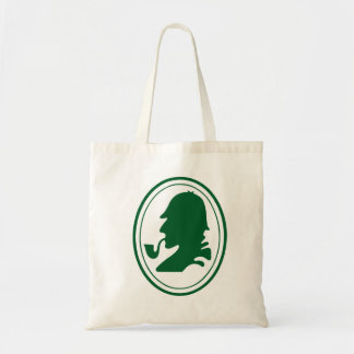 Bolsa Tote Cameo do perfil da sacola de Sherlock Holmes