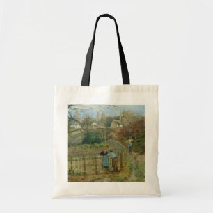 Bolsa Tote Camille Pissarro a cerca, 1872 (óleo em canvas)
