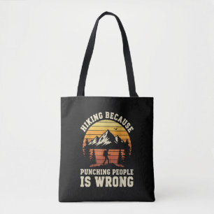 Bolsa Tote Caminhada ao Ar Livre Caminhante Divertido