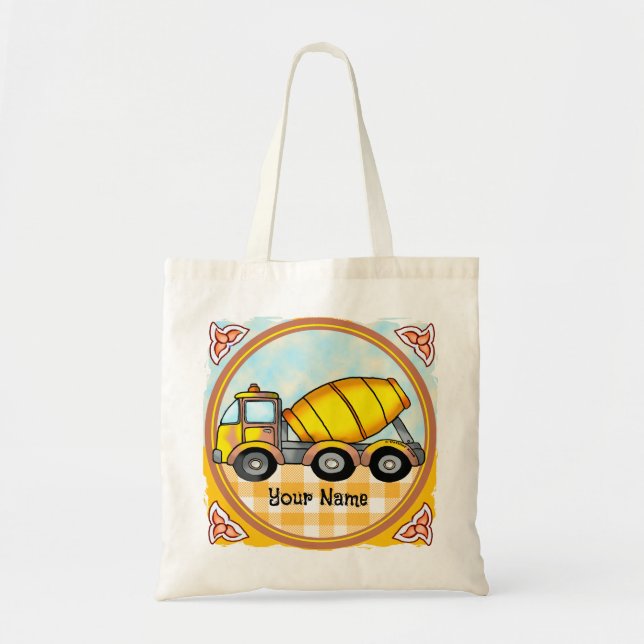 Bolsa Tote Caminhão Betoneira  (Frente)