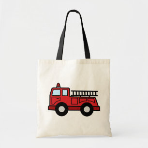 Bolsa Tote Caminhão de Bombeiros de Desenho Animado Veículo d