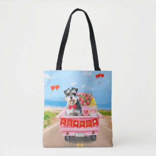 Bolsa Tote Caminhão de Dia dos Namorados com Corações e Cacho