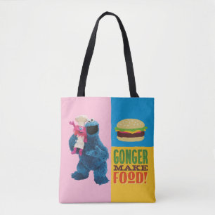 Bolsa Tote Caminhão Foodie do Monstro do Biscoito   Gonger M
