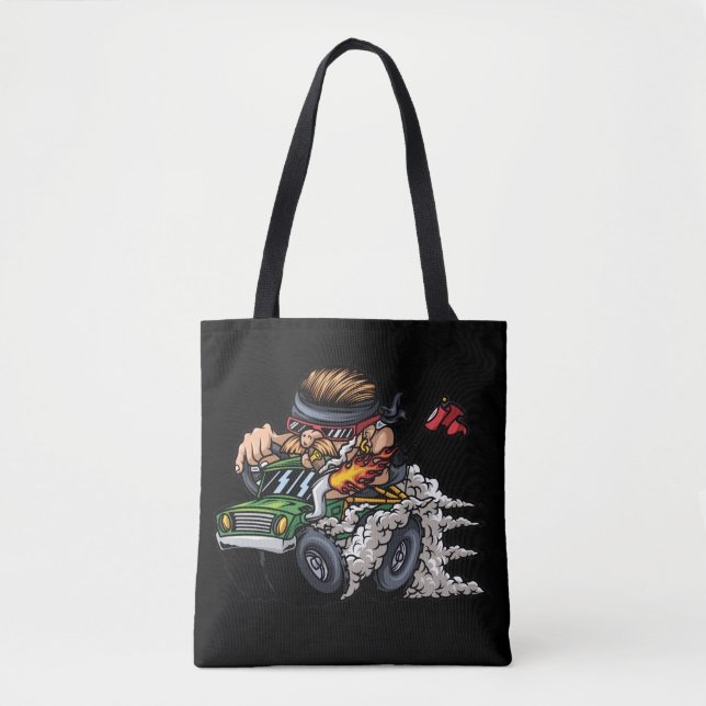 Bolsa Tote caminhão monstro design 1 (Frente)