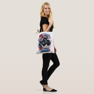 Bolsa Tote Caminhão Monstro Red White Boom