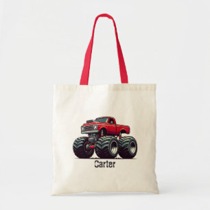 Bolsa Tote Caminhão monstro vermelho