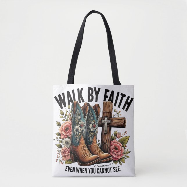 Bolsa Tote Caminhar por Faith (Frente)