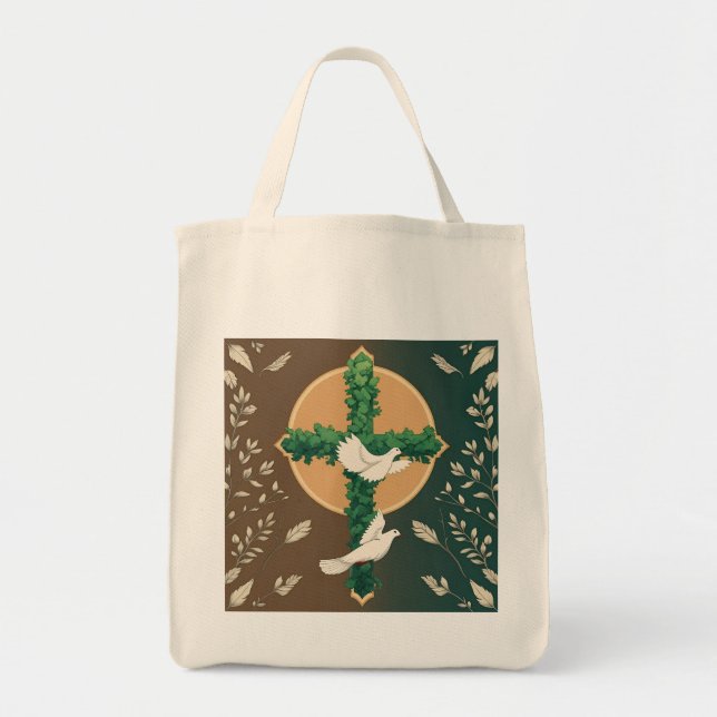 Bolsa Tote Caminho da Harmonia Abençoada (Frente)