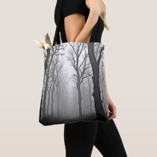 Bolsa Tote Caminho Misterioso da Floresta Nebulosa