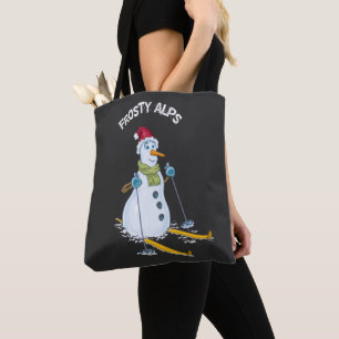 Bolsa Tote Caminho Snowman de Natal